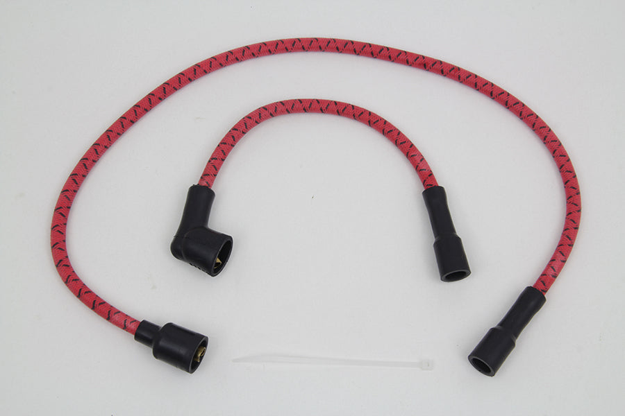 Sumax Red with Black Tracer 7mm Spark Plug Wire Set 1980 / 1998 FLT 1980 / 1998 FLT 1986 / 2006 XL