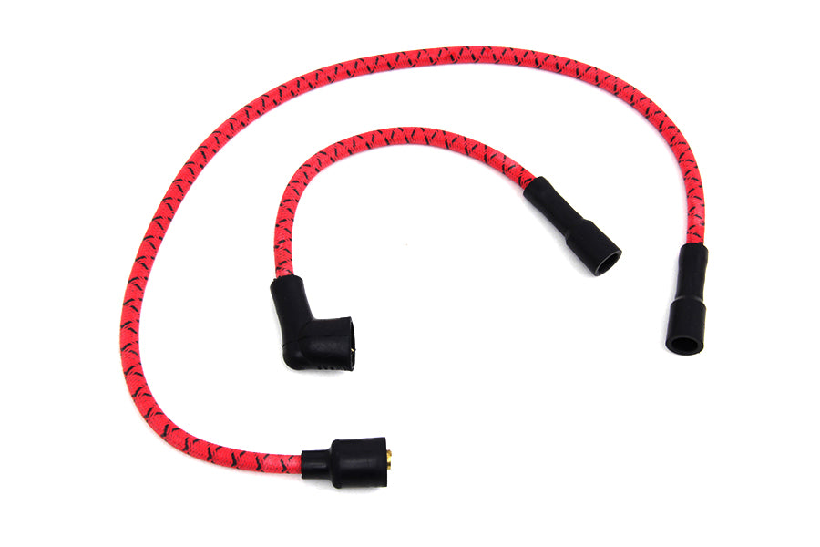 Sumax Red with Black Tracer 7mm Spark Plug Wire Set 1980 / 1998 FLT 1980 / 1998 FLT 1986 / 2006 XL