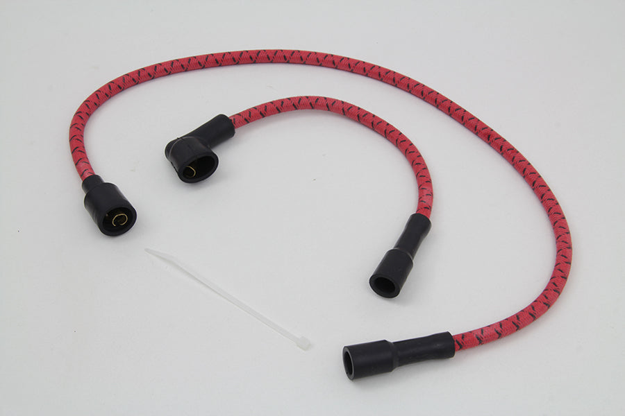 Sumax Red with Black Tracer 7mm Spark Plug Wire Set 1980 / 1998 FLT 1980 / 1998 FLT 1986 / 2006 XL