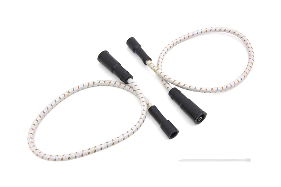 Sumax Grey with Brown Tracer 7mm Spark Plug Wire Set 1999 / 2008 FLT With EFI
