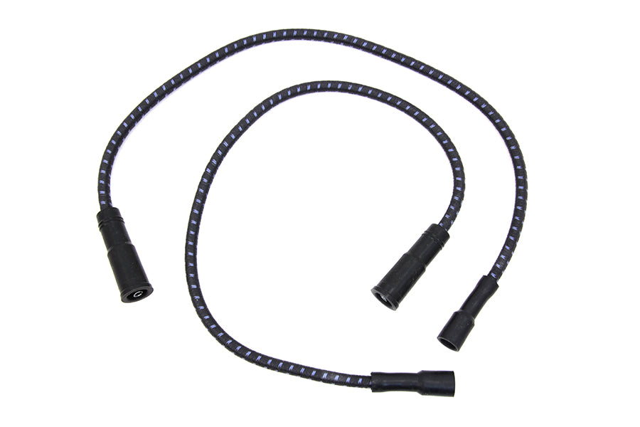 Sumax Black with Blue Tracer 7mm Spark Plug Wire Set 1999 / 2008 FLT With EFI
