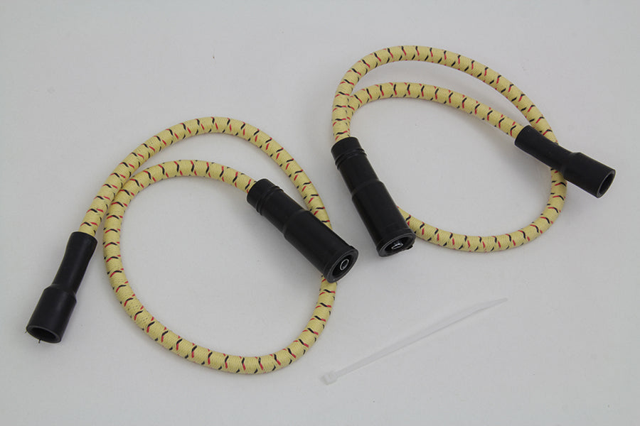 Sumax Yellow with Black & Red Tracer 7mm Spark Plug Wire Set 1999 / 2008 FLT with EFI