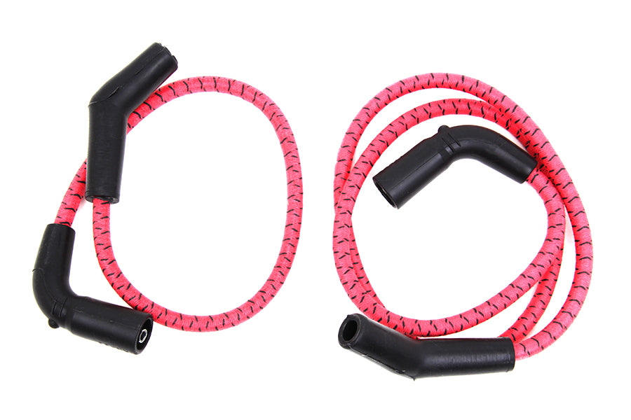Sumax Red with Black Tracer 7mm Spark Plug Wire Set 2009 / 2016 FLT