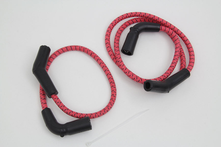 Sumax Red with Black Tracer 7mm Spark Plug Wire Set 2009 / 2016 FLT