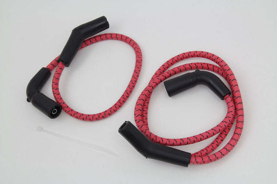 Sumax Red with Black Tracer 7mm Spark Plug Wire Set 2009 / 2016 FLT