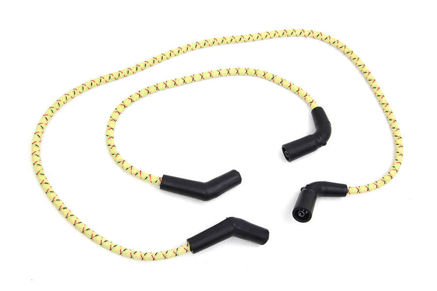 Sumax Yellow with Black & Red Tracer 7mm Spark Plug Wire Set 2009 / 2016 FLT