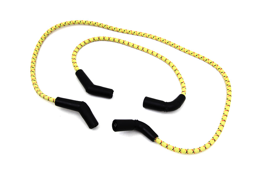Sumax Yellow with Black & Red Tracer 7mm Spark Plug Wire Set 2009 / 2016 FLT