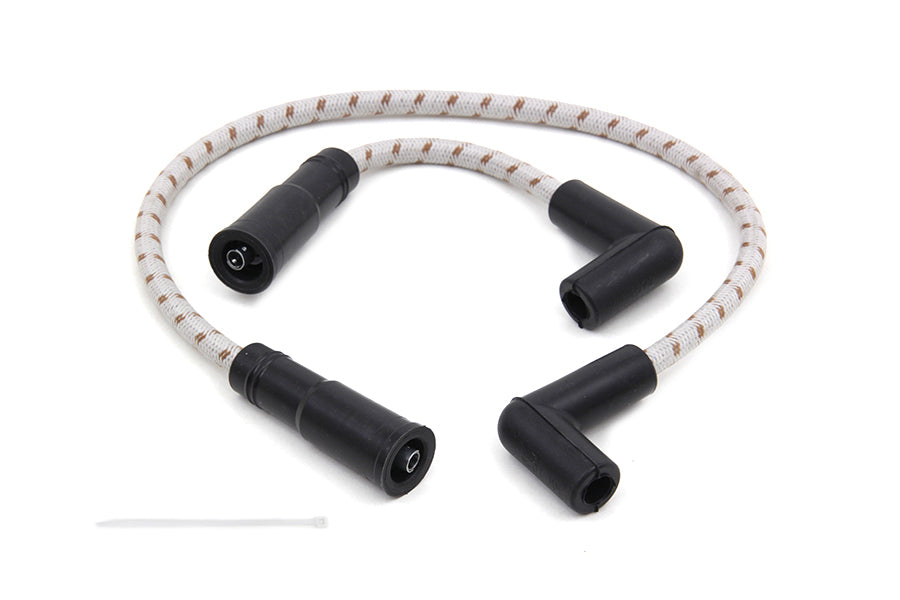 Sumax Grey with Brown Tracer 7mm Spark Plug Wire Set 1999 / 2017 FXST 1999 / 2017 FLST 1999 / 2017 FXD