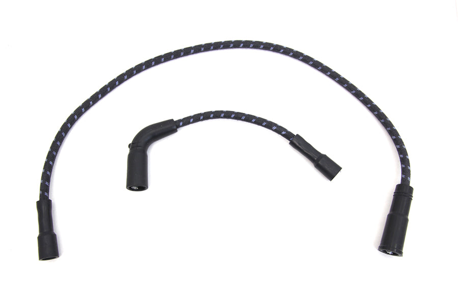 Sumax Black with Blue Tracer 7mm Spark Plug Wire Set 1999 / 2006 FLT with carbueretor2007 / UP XL