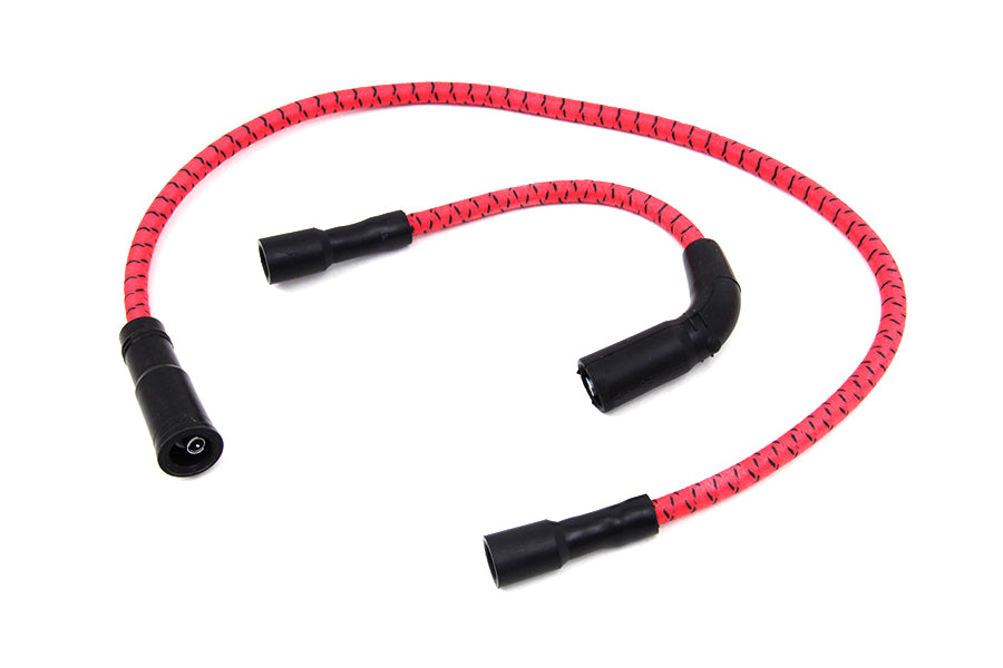 Sumax Red with Black Tracer 7mm Spark Plug Wire Set 1999 / 2006 FLT with carburetor2007 / UP XL