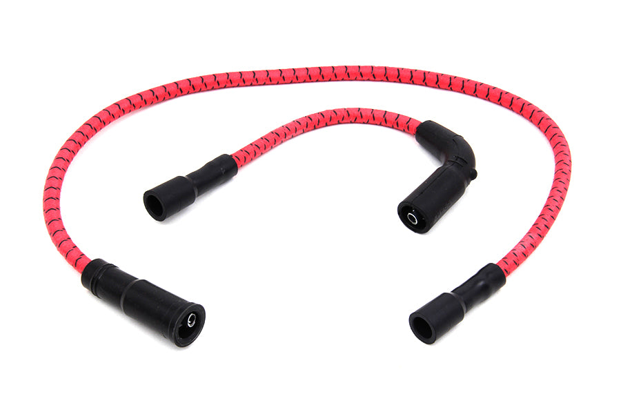 Sumax Red with Black Tracer 7mm Spark Plug Wire Set 1999 / 2006 FLT with carburetor2007 / UP XL