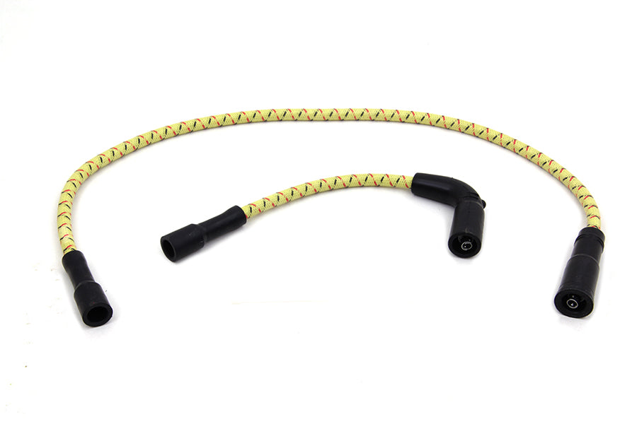 Sumax Yellow with Black & Red Tracer 7mm Spark Plug Wire Set 1999 / 2006 FLT with carburetor2007 / UP XL