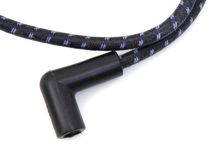 Sumax Black with Blue Tracer 7mm Spark Plug Wire Set 0 /  Custom Application