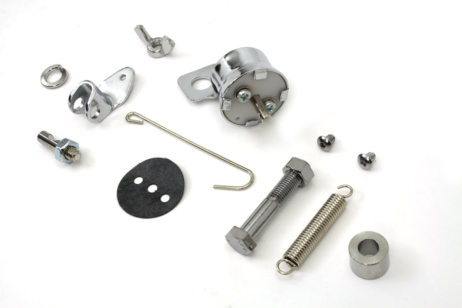 Chrome Pull Type Brake Switch Kit 1939 / 1940 EL 1939 / 1948 UL 1941 / 1957 FL