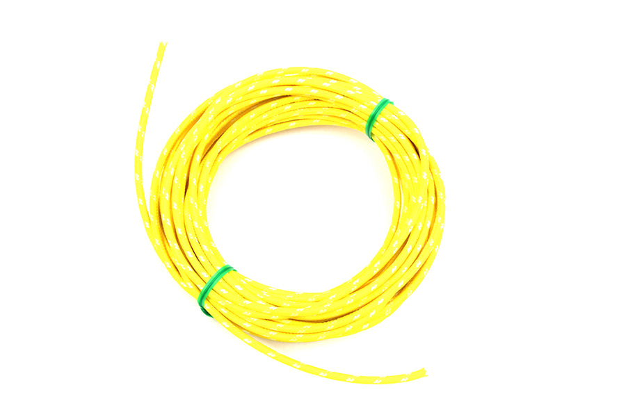 Yellow 25' Cloth Covered Wire 0 /  All models