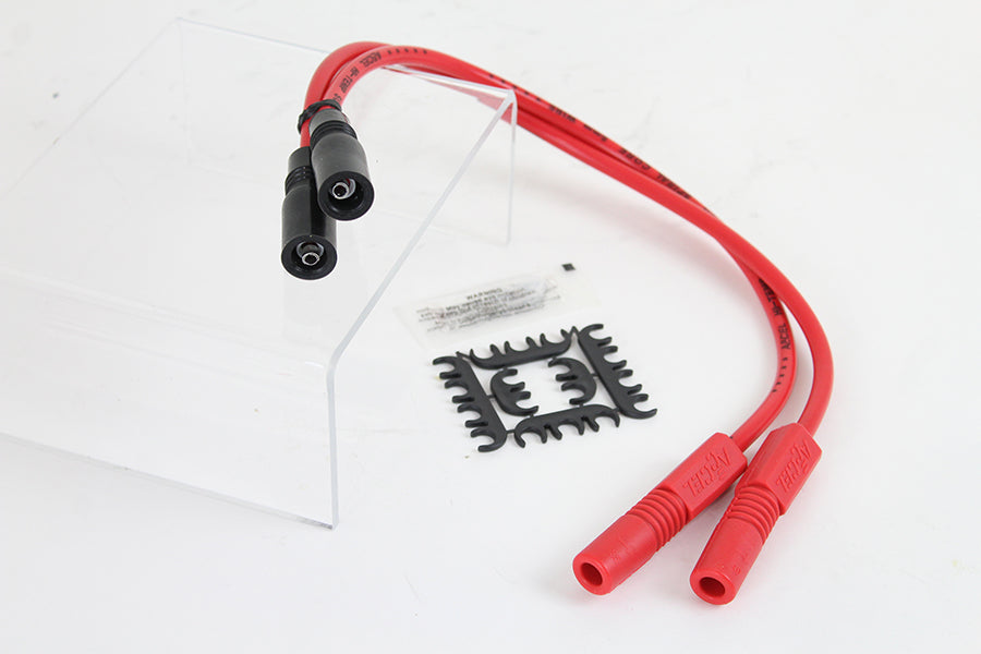 Accel 8mm S/S Spiral Core Ignition Wire Set Red 2004 / 2006 XL 1999 / 2008 FLT