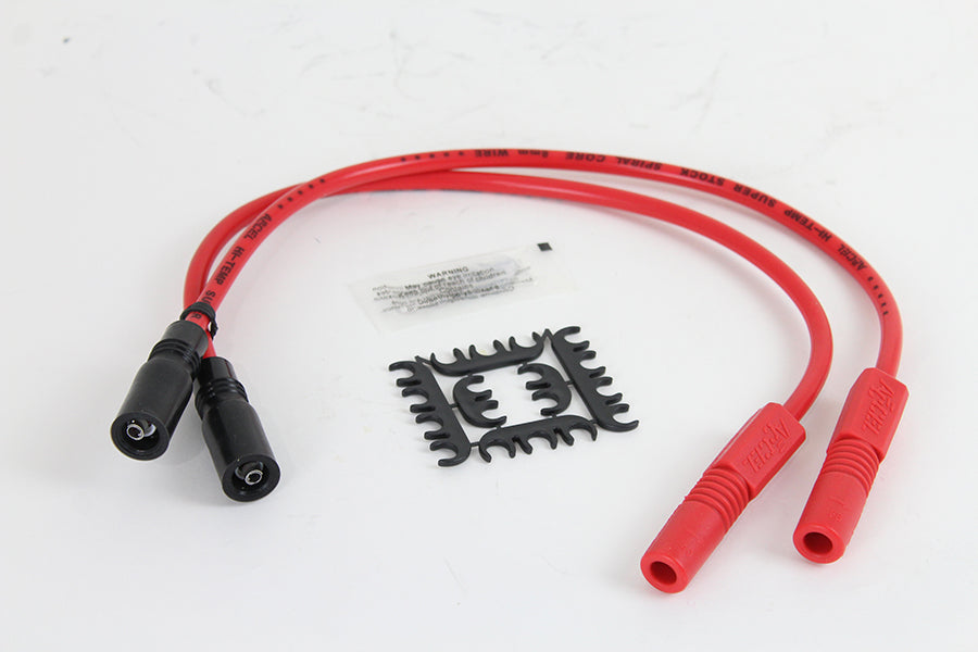 Accel 8mm S/S Spiral Core Ignition Wire Set Red 2004 / 2006 XL 1999 / 2008 FLT