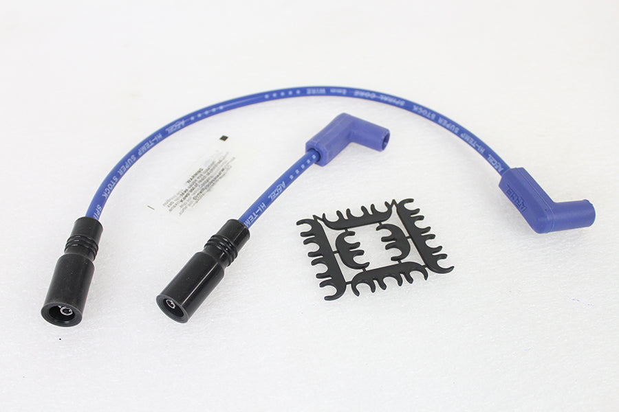 Accel 8mm S/S Spiral Core Ignition Wire Set Blue 2000 / 2017 FXST 2000 / 2017 FLST