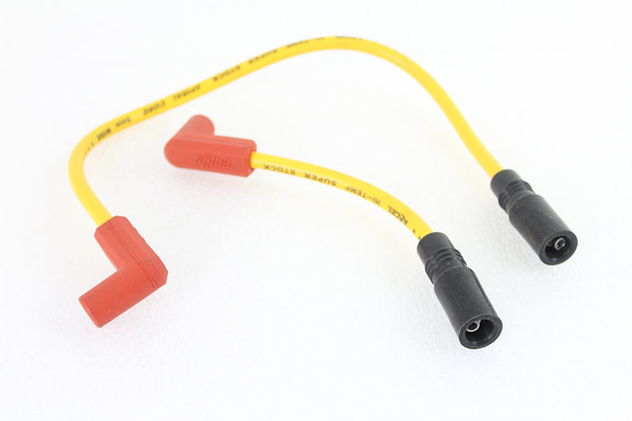 Accel 8mm S/S Spiral Core Ignition Wire Set Yellow 2000 / 2017 FXST 2000 / 2017 FLST