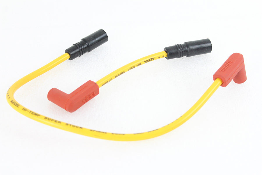Accel 8mm S/S Spiral Core Ignition Wire Set Yellow 2000 / 2017 FXST 2000 / 2017 FLST