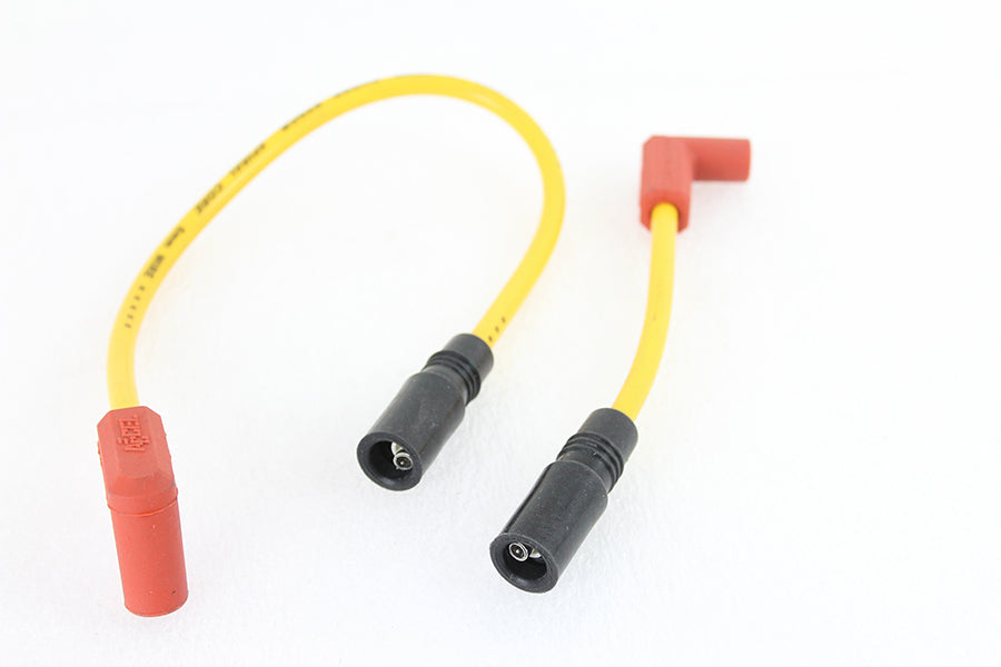 Accel 8mm S/S Spiral Core Ignition Wire Set Yellow 2000 / 2017 FXST 2000 / 2017 FLST
