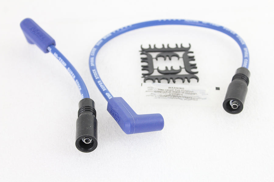 Accel 8mm S/S Spiral Core Ignition Wire Set Blue 1999 / 2017 FXD