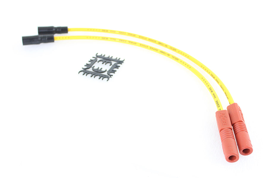 Accel 8mm S/S Spiral Core Ignition Wire Set Yellow 1999 / 2008 FLT 2004 / 2006 XL