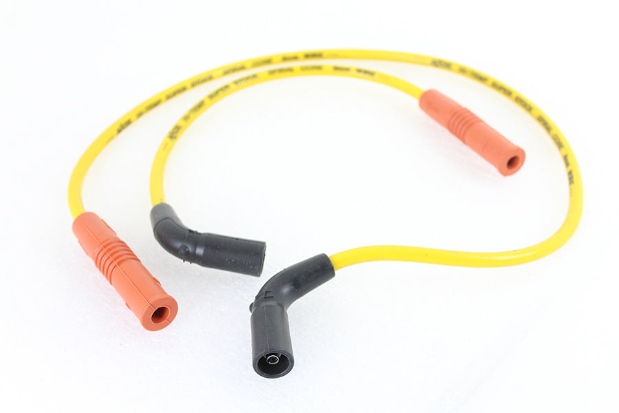 Accel 8mm S/S Spiral Core Ignition Wire Set Yellow 2009 / 2016 FLT