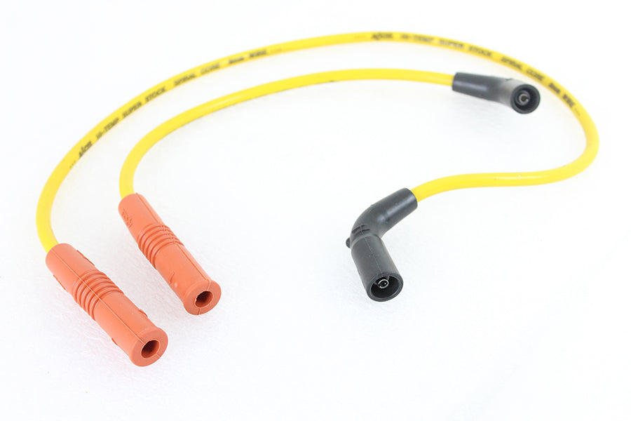 Accel 8mm S/S Spiral Core Ignition Wire Set Yellow 2009 / 2016 FLT