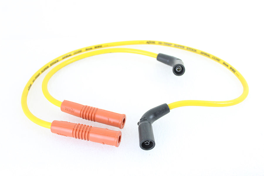 Accel 8mm S/S Spiral Core Ignition Wire Set Yellow 2009 / 2016 FLT
