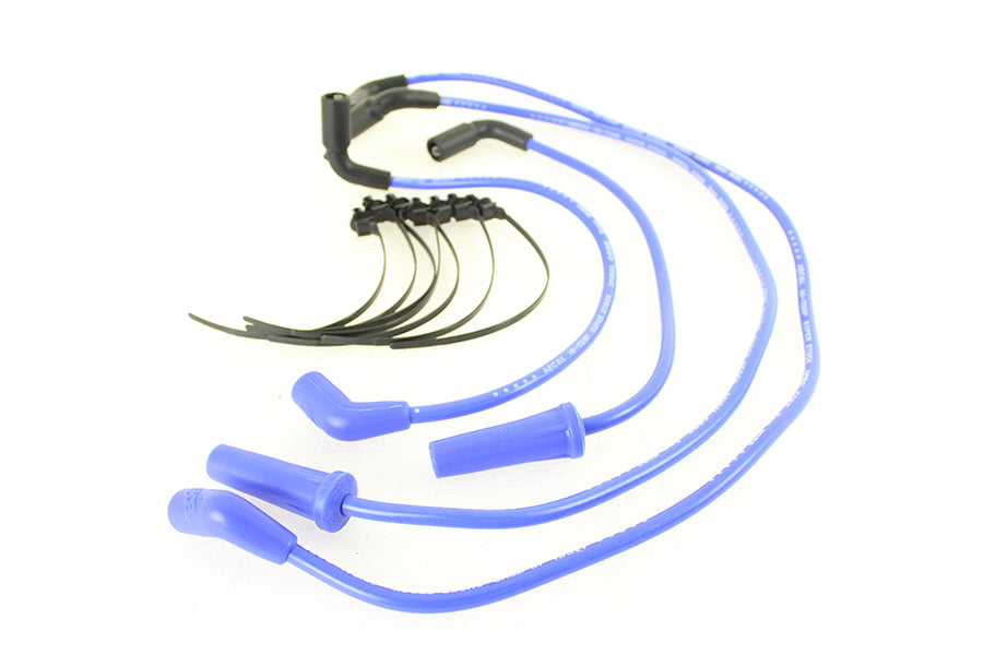 Accel 8mm S/S Spiral Core Ignition Wire Set Blue 2017 / UP FLT