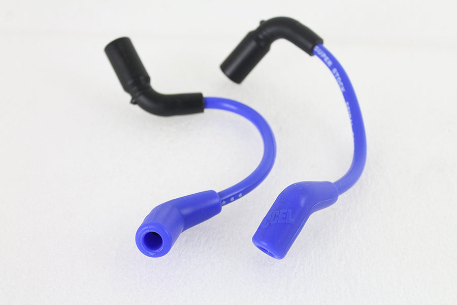 Accel 8mm S/S Spiral Core Ignition Wire Set Blue 2018 / UP FXST