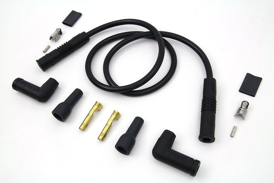 Accel Black 8.8mm Spark Plug Wire Kit 0 /  Custom application