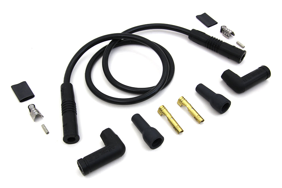 Accel Black 8.8mm Spark Plug Wire Kit 0 /  Custom application