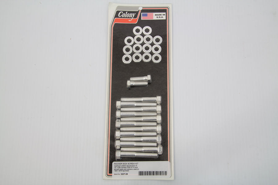 Rocker Box Screw Kit Cadmium 1957 / 1976 XL