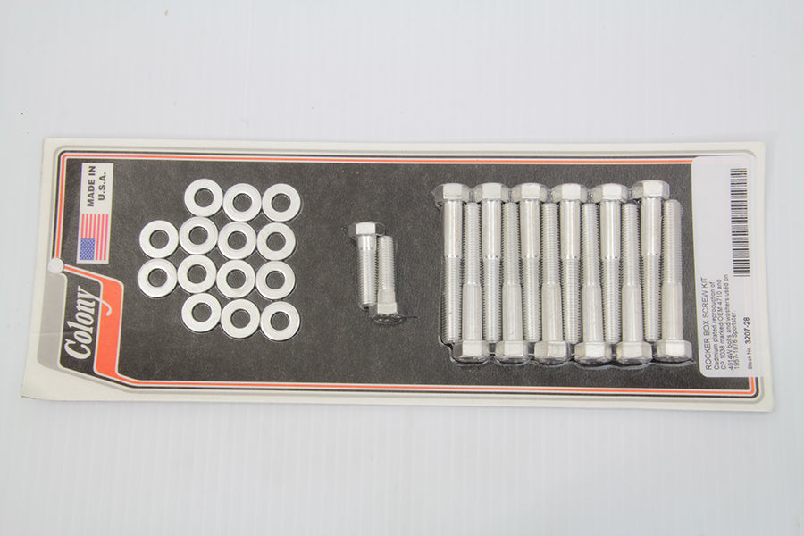 Rocker Box Screw Kit Cadmium 1957 / 1976 XL