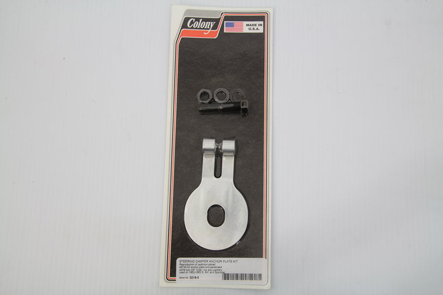 Steering Damper Anchor Plate Kit 1952 / 1956 K 1952 / 1956 KH 1957 / 1963 XLCH