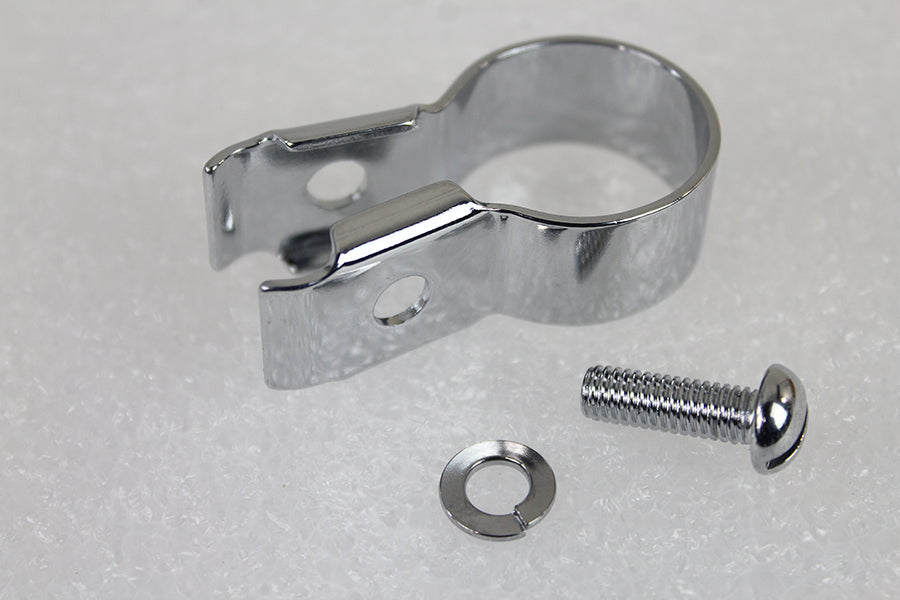 Front Brake Cable Handlebar Clip Chrome 1941 / 1948 FL 1932 / 1952 W 1932 / 1957 G 1937 / 1948 U 1931 / 1936 VL 1928 / 1930 J 1936 / 1940 EL