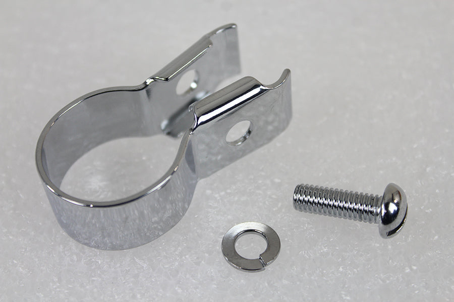 Front Brake Cable Handlebar Clip Chrome 1941 / 1948 FL 1932 / 1952 W 1932 / 1957 G 1937 / 1948 U 1931 / 1936 VL 1928 / 1930 J 1936 / 1940 EL