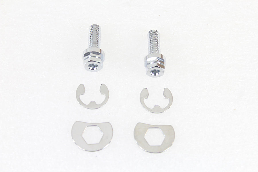 Exhaust Pipe Locking Bolt Mounting Kit Chrome 1966 / 1984 FL 1971 / 1984 FX