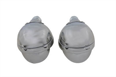 4-1/2" Spotlamp Set with Visor 1964 / 1984 FL 1979 / UP FLT 1986 / UP FLST