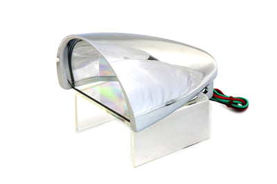 5-3/4 Half Moon Headlamp Chrome Billet 0 /  Custom application