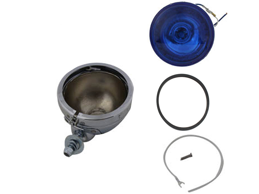 Blue Pursuit Spotlamp Kit 1964 / 1984 FL 1979 / UP FLT 1986 / UP FLST