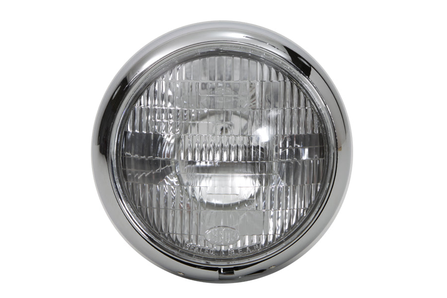 Black 7 K Headlamp with Chrome Rim 1957 / 1958 XL 1954 / 1956 K