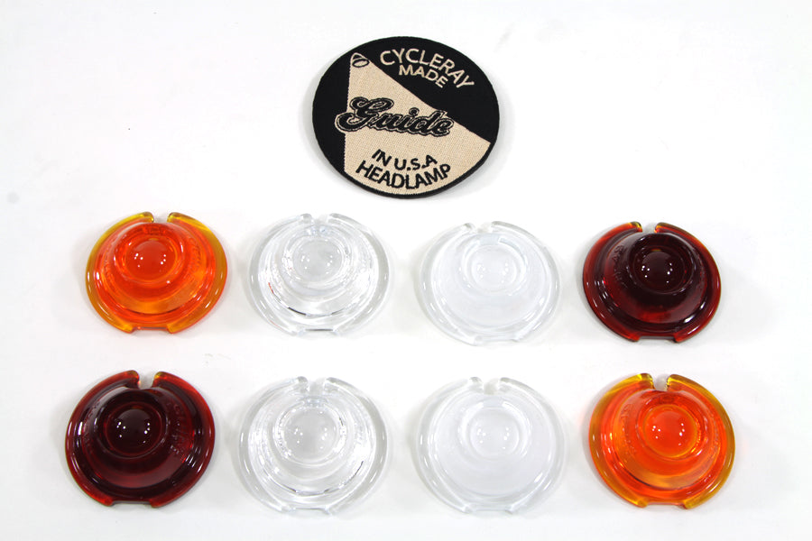 Guide Bullet Marker Lamp Lens Set 1948 / 1984 FL 1948 / 1984 FLH 1941 / 1947 FL