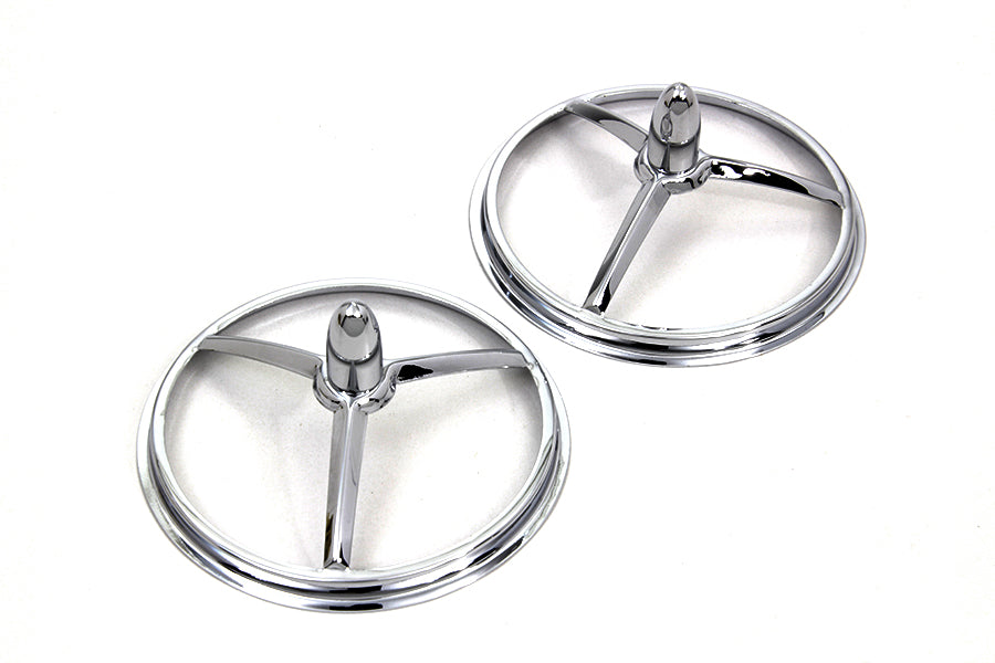 4-1/2" Chrome Bullet Style Spotlamp Trim 0 /  Custom application