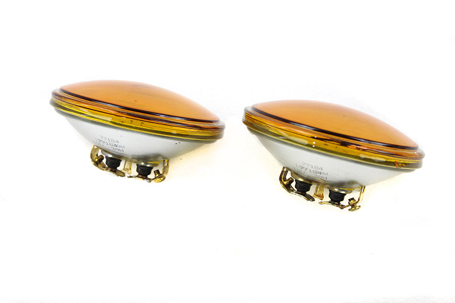 4-1/2" Amber Sealed Beam 12 Volt Spotlamp Set 0 /  All 4-1/2" spotlamp"0 /  All 4-1/2" spotlamp"