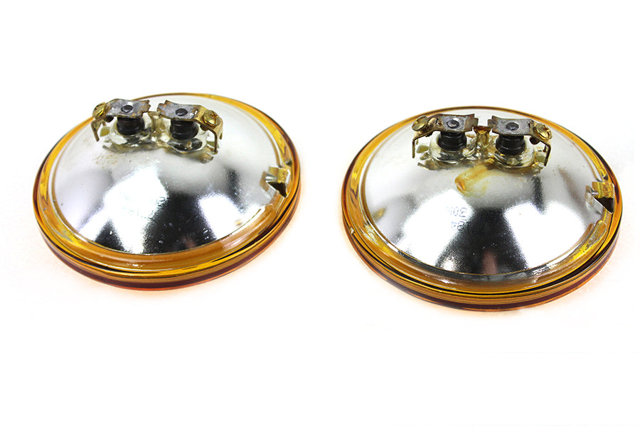 4-1/2" Amber Sealed Beam 12 Volt Spotlamp Set 0 /  All 4-1/2" spotlamp"0 /  All 4-1/2" spotlamp"