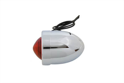 Chrome Bullet Red Marker Lamp Dual Filament 0 /  Custom application