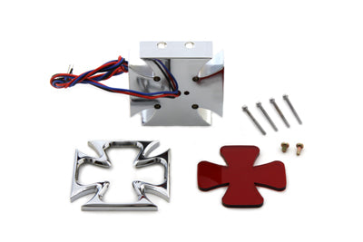 Chrome Billet Maltese Style Tail Lamp 0 /  Custom application